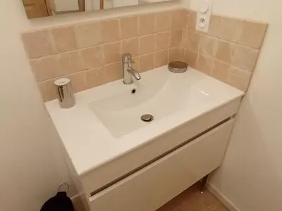 Salle de bains dans l'établissement Casa Padulella