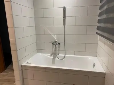 Salle de bains dans l'établissement La Villa Volpaso