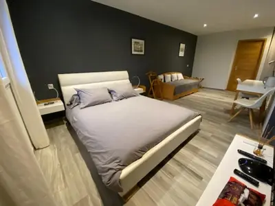 Un ou plusieurs lits dans un hébergement de l'établissement La Villa Volpaso