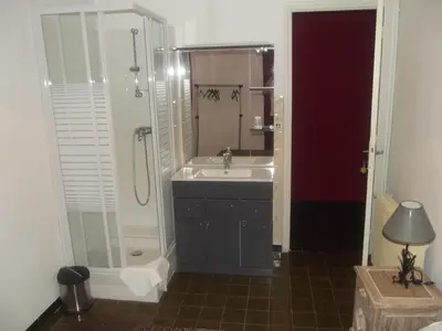 Salle de bains dans l'établissement Hotel U Liccedu