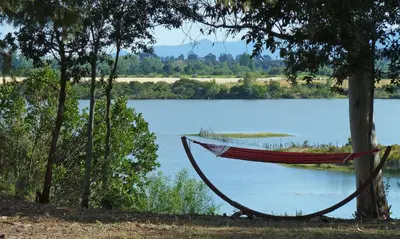 Paysage naturel près de la maison de vacances