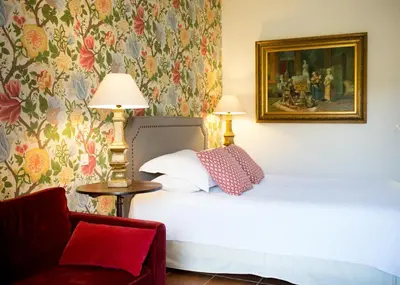 Un ou plusieurs lits dans un hébergement de l'établissement Demeure Castel Brando Hôtel & Spa