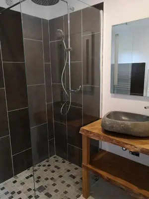 Salle de bains dans l'établissement Casa San Niolo
