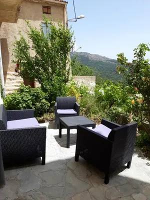 Vue générale sur la montagne ou vue sur la montagne depuis le B&B/chambre d'hôtes