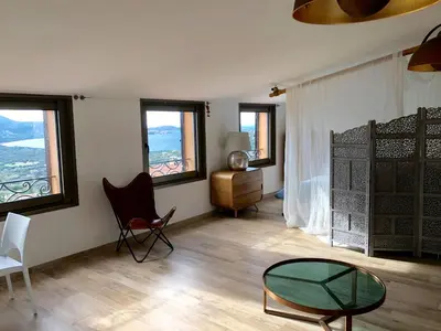 Plan de l'établissement CORSE - Lumio, Balagne petite maison loft, vue imprenable sur le Golfe de Calvi