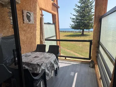 Coin salon dans l'établissement Appartement n 216 Moriani plage