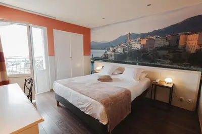 Un ou plusieurs lits dans un hébergement de l'établissement Ostella Spa & Resort