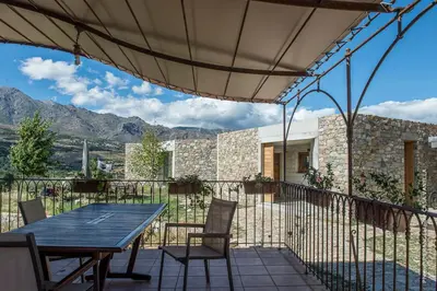 Vue générale sur la montagne ou vue sur la montagne depuis le B&B/chambre d'hôtes