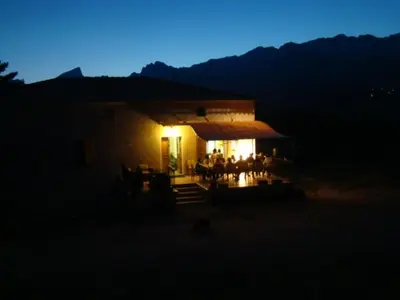 Vue générale sur la montagne ou vue sur la montagne depuis le B&B/chambre d'hôtes