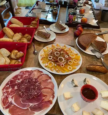 Nourriture dans le B&B/chambre d'hôtes ou à proximité