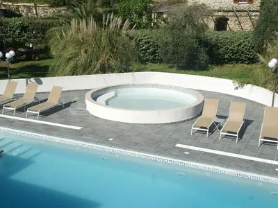 Piscine de l'établissement Apartment in Moriani-Plage near the Beach ou située à proximité