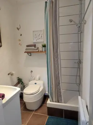 Salle de bains dans l'établissement Sole e Ventu 30qm
