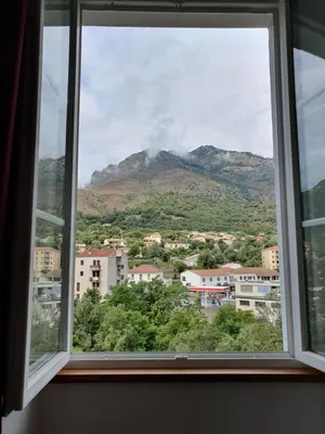 Vue générale sur la montagne ou vue sur la montagne depuis le B&B/chambre d'hôtes
