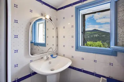 Salle de bains dans l'établissement Casa La Colombaia