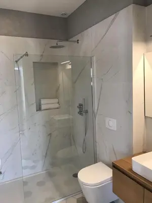 Salle de bains dans l'établissement Les Terrasses de Padoue