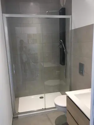 Salle de bains dans l'établissement Casa Dea