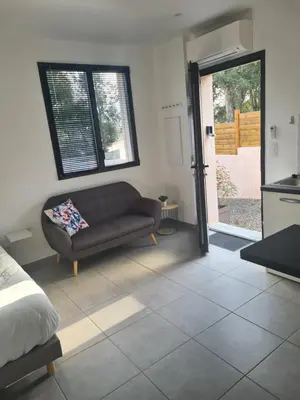 Coin salon dans l'établissement Casa Dea