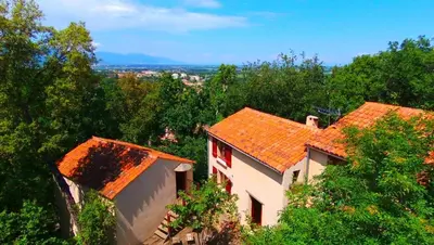 Paysage naturel près de la maison d'hôtes