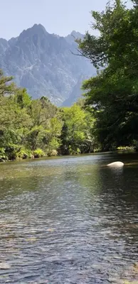 Paysage naturel près de le séjour chez l'habitant