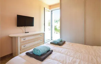 Un ou plusieurs lits dans un hébergement de l'établissement Awesome Home In Borgo