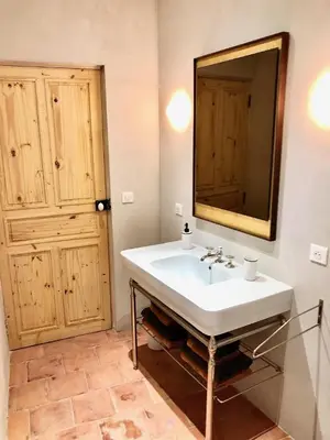 Salle de bains dans l'établissement VILLA CAMPANA - Bastia centre
