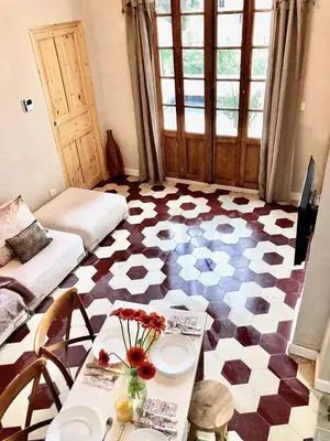 Télévision ou salle de divertissement dans l'établissement VILLA CAMPANA - Bastia centre