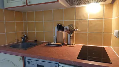Cuisine ou kitchenette dans l'établissement Résidence A Barcella