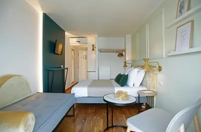 Cuisine ou kitchenette dans l'établissement Hotel Balanea