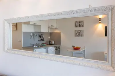Cuisine ou kitchenette dans l'établissement Casa Mediterranio