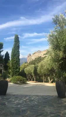 Paysage naturel près de la maison d'hôtes