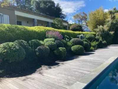 Jardin de l'établissement Villa Milanu
