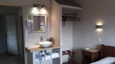 Salle de bains dans l'établissement L'Albadu
