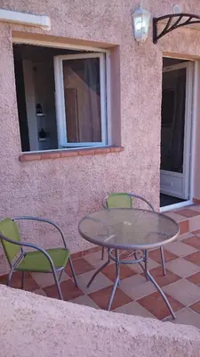 Terrasse ou espace extérieur de l'établissement Hôtel 
