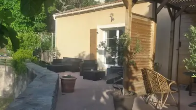 Jardin de l'établissement Maison 4 Pers - Vue mer et vignoble exceptionnelle