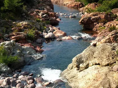 Paysage naturel près de la maison de vacances