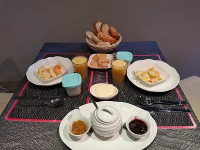 Nourriture dans le B&B/chambre d'hôtes ou à proximité