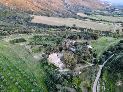 Paysage naturel près de la maison d'hôtes