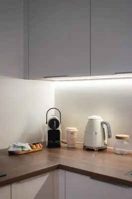 Cuisine ou kitchenette dans l'établissement Hôtel & Résidence San Roccu