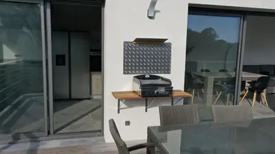 Plan de l'établissement Corse et Zen VILLA SUR LES BOIS 85m2 5à7 pers