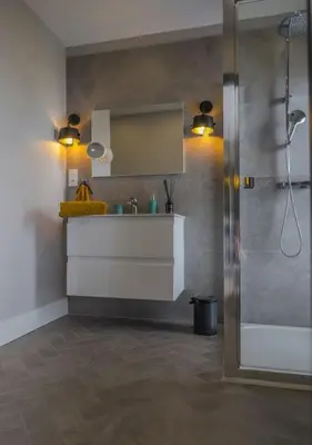 Salle de bains dans l'établissement Casa Dalessio 3 - Villa Vue Mer et Piscine