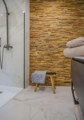 Salle de bains dans l'établissement Casa Dalessio 3 - Villa Vue Mer et Piscine