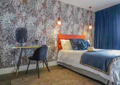 Un ou plusieurs lits dans un hébergement de l'établissement Casa Dalessio 3 - Villa Vue Mer et Piscine