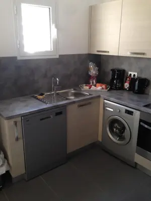 Cuisine ou kitchenette dans l'établissement VILLAS MATTEU