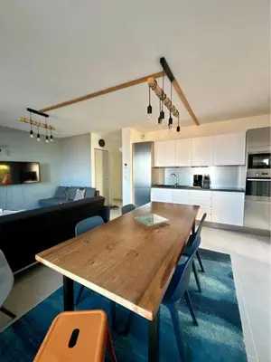 Cuisine ou kitchenette dans l'établissement ALOES Appartement T3