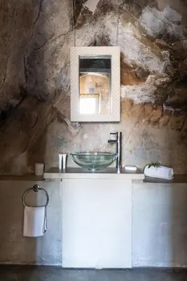 Salle de bains dans l'établissement U CASALE
