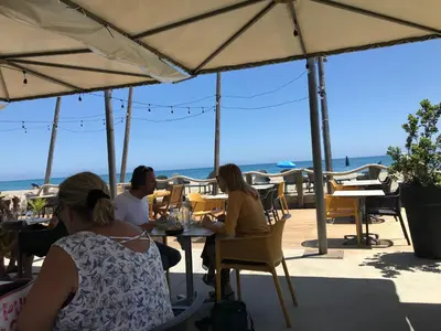Vue générale sur la mer ou vue sur la mer prise depuis le B&B/chambre d'hôtes