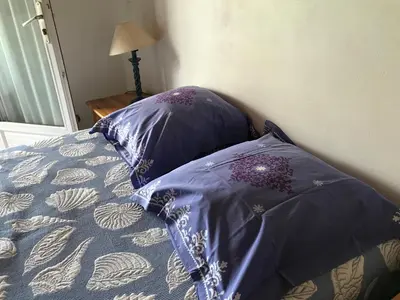 Un ou plusieurs lits dans un hébergement de l'établissement CHAMBRE HOTES CARPE DIEM