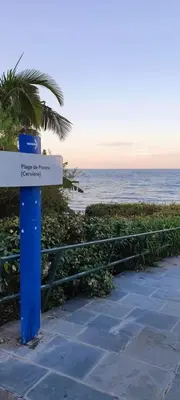 Vue générale sur la mer ou vue sur la mer prise depuis la maison de vacances