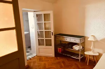 Un ou plusieurs lits dans un hébergement de l'établissement Maison Village Cosy 450m de la plage , 2km de la ville Cap Corse