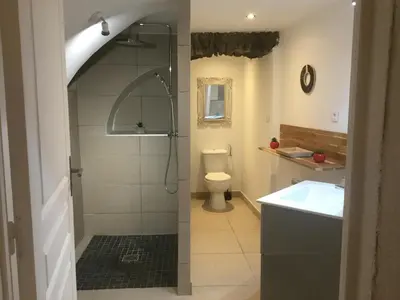 Salle de bains dans l'établissement Casa LiLi